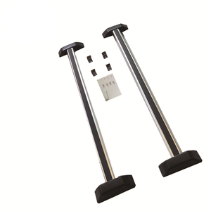 Meilleurs tarifs Porte-bagages de toit de voiture d'excellente qualité pour HUMMER H3 2006-2013 Porte-bagages croisé noir - Product Image 3