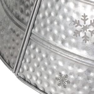 Newest silver iron <b>tree</b> collar Christmas decoration <b>tree</b> <b>stand</b> classy inspired decor for home new year Xmas party hot selling - Product Image 3