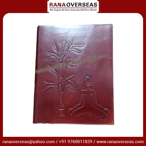 Handmade Quality Art <b>Leather</b> Journal Spiral Bound Daily <b>Notepad</b> for Men & Women with 100 Inner Pages - Product Image 3