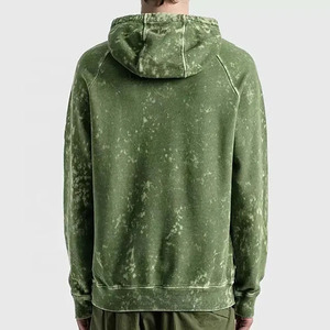 Sudadera con capucha de lavado ácido personalizada para hombre, novedad de 2026, método de tejido de ganchillo mezclado de algodón básico transpirable para invierno - Product Image 5