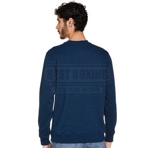 Sudadera para hombre con costuras duraderas y ajuste relajado para la comodidad diaria Sudadera para hombre con detalles de costura lateral - Product Image 2