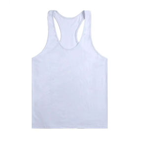 Débardeur d'entraînement de fitness à séchage rapide pour hommes, logo personnalisé, vêtements de sport en coton et polyester, maillot de gym à capuche, bodybuilder, maille - Product Image 2