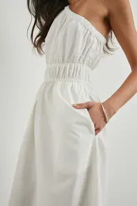 Chic & Designer Rayon Tie Dye Robe Longue D'été pour les Femmes Porter Avec Col Asymétrique, Station Sans Manches, Vêtements De Plage Femmes Robe - Product Image 3