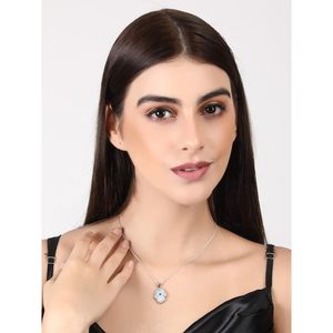 Elegante Collar de Plata 925 con Colgante de Ojo Turco y Circonita Cúbica, Regalo de Moda para Hombres, Mujeres, Niños, Niñas, Hermanas o Amantes - Product Image 4