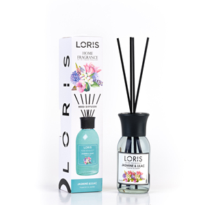 LORIS น้ำหอมปรับอากาศแบบก้านไม้หอม กลิ่นมะลิและไลแลค 100 มล. น้ำหอมสำหรับบ้าน เป็นมิตรต่อสิ่งแวดล้อม ปลอดสารพิษ - Product Image 1