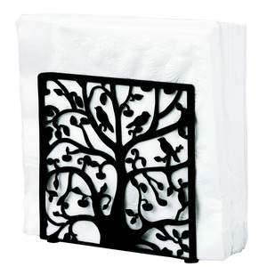 Porte-serviettes en forme d'arbre-Support de mouchoirs en métal élégant pour la nature, support de serviettes en métal de grande qualité pour la décoration de table - Product Image 1