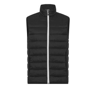Ligero slim fit al aire libre Puffer chaleco hombres invierno cálido sin mangas reversible puffy chaleco chaqueta para senderismo viajar - Product Image 1