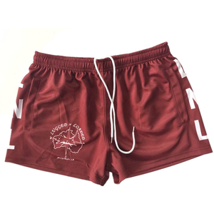 กางเกงขาสั้นกีฬาแบบตาข่ายระบายอากาศ แห้งเร็ว ออกแบบเองได้ สำหรับทุกเพศ พิมพ์ลายแบบซับลิเมชั่น พร้อมกระเป๋าซิป - Product Image 4