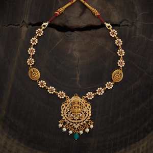 Collar de Plata con Rubí e Imitación de Perla 170604, Joyería de Cobre para Compromiso - Product Image 2