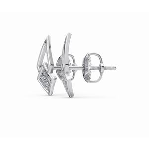 Boucles d'oreilles élégantes en or 18 carats avec diamants ronds taille brillant – Vente en gros directe fabricant, fournisseur en ligne - Product Image 6