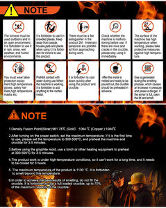 Kit de four de fusion d'or Boasta 3KG 1150 ℃ 110V/220V 1400W avec gants de <span class=keywords><strong>creuset</strong></span> en Graphite ensemble de briques en nid d'abeille équipement de Machine - Product Image 5