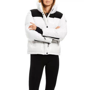 Chaqueta acolchada gruesa de color personalizada para mujer estilo invierno informal transpirable con relleno de algodón para clima frío - Product Image 6