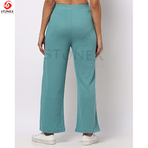 Pantalon de survêtement évasé d'hiver pour femmes taille XL pantalon de survêtement baggy avec taille élastique Offre Spéciale de fond de sueur en toile à séchage rapide - Product Image 2