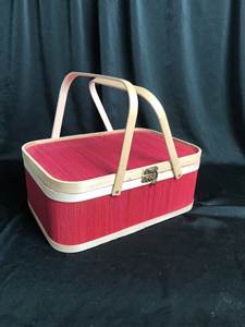 Contenedor de bambú de alta calidad Cesta de bambú natural Cesta decorativa Accesorios y artesanía de moda en Vietnam - Product Image 3