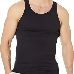 100% 코튼 탱크 탑 체육관 착용 남자 체육관 싱글렛에 대 한 활동적인 착용