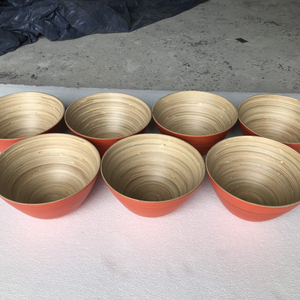 Vaisselle de cuisine et de table Bols à salade Bols en bambou Bols colorés Produit vietnamien de haute qualité à vendre - Product Image 4