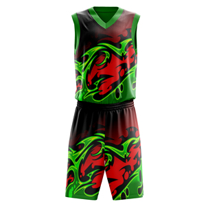 Hot Sale High Quality Reversible Sublimated Basketball Uniforms <b>Plus</b> <b>Size</b> Custom Print Quick Dry Breathable Sportswear Sets - Product Image 3