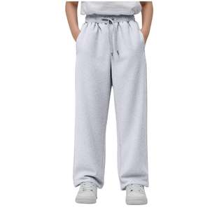 Oversized Wide Leg Sweatpants 450Gsm Baggy <b>Loose</b> <b>Fit</b> Polyester/Cotton Fleece Thick <b>Jogger</b> Pants Mid Waist Casual High Street <b>Men</b> - Product Image 2