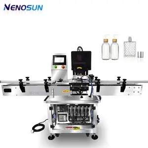 Nenosun tự động khoáng sản wate máy đóng nắp Nhà cung cấp Trung Quốc Mỹ phẩm nắp chai vặn đóng cửa sản xuất máy giá