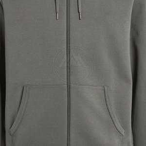 Sudaderas con cremallera para hombre de moda superior de alta calidad 100% algodón poliéster bajo MOQ patrón sólido cuello con capucha - Product Image 6