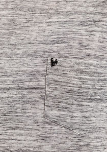 OEM personnalisé 200 GSM texturé coton hommes été à manches courtes travail T-Shirt couleur unie demi-manches cou 100% coton ample - Product Image 2