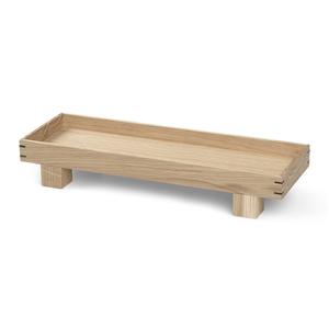 Plateau en bois décoratif avec finition polonaise en forme de rectangle avec poignée pour le service des aliments Plateau en bois - Product Image 6