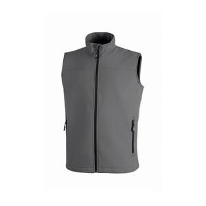 U-POWER DUBLINO Soft Shell Tissu Gilet Gris Fer-Vêtements de sécurité - Product Image 1