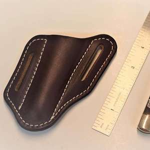 Pancake en cuir vintage Smith & Brown - Product Image 6