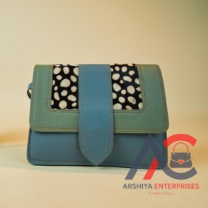 Vente chaude Stubby Couleurs Femmes Sacs À La Main Recyclé Animal Imprimé Fourrure En Cuir Sac À Main De Haute Qualité Coloré Épaule Sling sac - Product Image 1