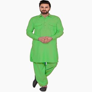 2024 Top Quality <b>Men</b> Soft Party Wear Solid Color Kurta <b>Shalwar</b> Fashion Made in Pakistan Top Selling - Product Image 1