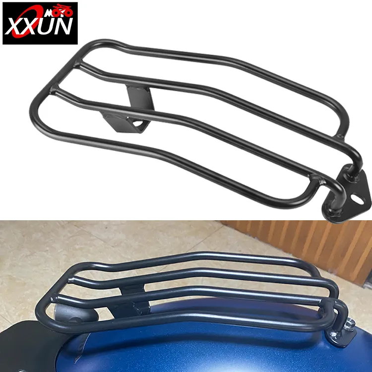 Accessoires d'étagère de garde-boue de siège arrière de support en acier de porte-bagages de moto XXUN pour Honda REBEL CMX300 CMX500 2017-2023