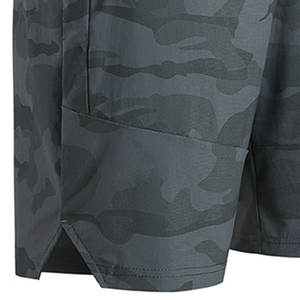 Pantalones Cortos de Entrenamiento de Gimnasio para Hombre, Ropa Deportiva Informal de Lona Transpirable con Cierre de Cintura Elástica, Color Sólido - Product Image 6