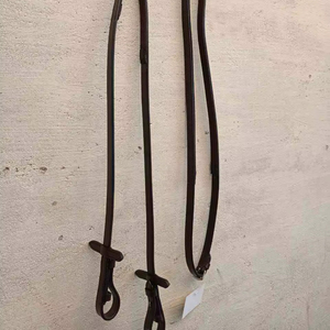 Strong and Comfortable Leather Horse Reins for Daily Riding and <b>Equestrian</b> Training Horse Reins with Comfortable Grip - Product Image 1
