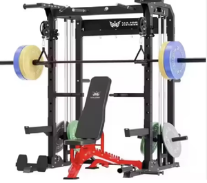 MEJORES VENTAS de la NUEVA Estación de Entrenamiento Multifuncional F22, Capacidad de 1600 lb, Estación de Sentadillas Todo en Uno, Sistema de Poleas Dobles, Hecho en EE. UU. - Product Image 1