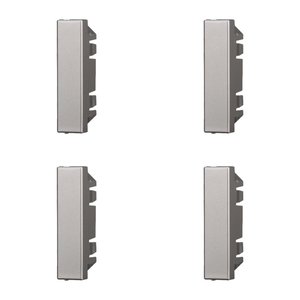 Ettroit ที่ครอบกุญแจ4ชิ้นฝาปิดรูเสาปลอม1/2P ครึ่งโมดูลวางสีเทาเข้ากันได้กับวัสดุ bticino axolute - Product Image 2