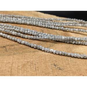 Perles de diamants bruts naturels gris blanc AAA+ non taillés pour la fabrication de bijoux, cadeau d'anniversaire - Product Image 4