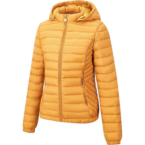 Doudoune matelassée moderne pour femme, coupe classique, en tissu tissé respirant, coupe-vent et isolante, couleur unie, pour l'hiver - Product Image 5