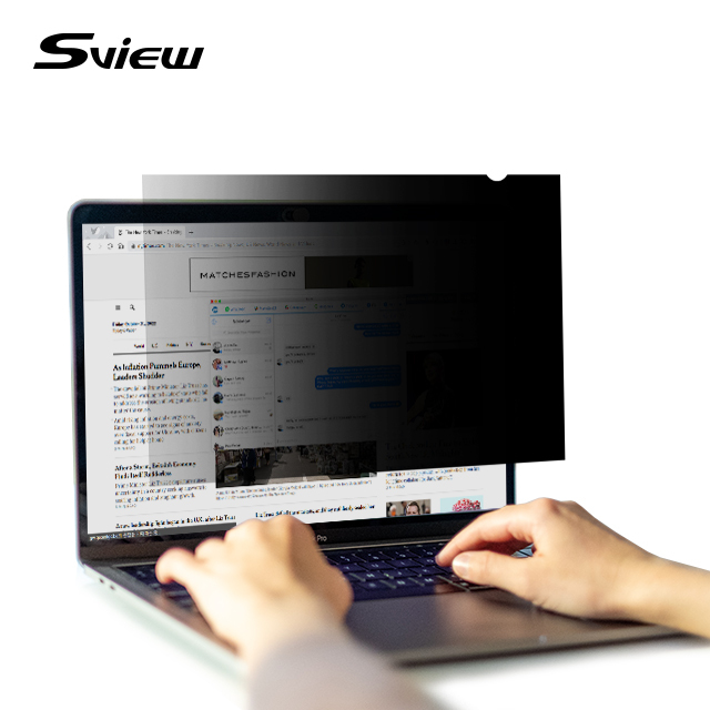 17 Inch 2.5D AntiSpy PET Material Privacy Screen Protector Anti Blue Light Anti-Fingerprint Anti-Scratch Laptop