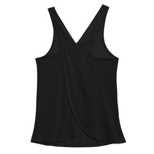 Femmes respirant été décontracté Gym débardeurs coupe ample dos nu Muscle Racerback solide et imprimé Yoga hauts tissu tricoté - Product Image 2
