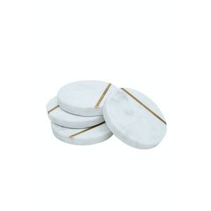 Sky <b>Coasters</b> New Style Blank <b>Ceramic</b> <b>coaster</b> Gift Custom Marble <b>coaster</b> Stone & Metal Inlay at Star Crafts India - Product Image 4