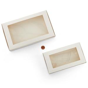 White Rectangle Window Candy Boxes-Elegant One-Piece Design for Party Favors - Product Image 3