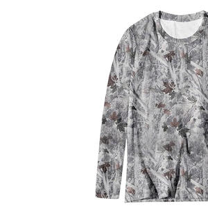 Sweat-shirt pour homme personnalisé imprimé, col rond, camouflage rose, polaire d'hiver, respirant, léger, mélange coton-polyester, doublé - Product Image 6