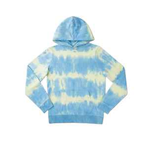 Sudaderas con capucha teñidas con lazo para hombre de diferentes colores, cuello estampado personalizado de punto para otoño, ropa informal de uso diario, sudaderas con capucha sostenibles para hombre - Product Image 1