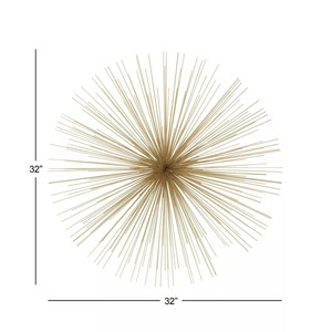 แขวนผนังโลหะสไตล์พรีเมี่ยมลายดอกไม้ที่ทันสมัยเพิ่มความสง่างามให้กับห้องใดก็ได้ในราคาขายส่ง - Product Image 4