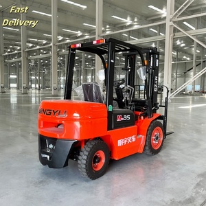 Heavy-Duty 3.5T Diesel Forklift with Adjustable Hydraulic Paper Roll <strong>Clamp</strong> for Industrial Warehouses Forklift <strong>Truck</strong> - Product Image 4
