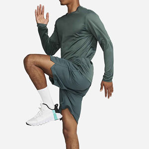 Manufacturer Custom Logo Screen Print Sublimation Embroidered Round Neck Long Sleeve <b>Shirt</b> <b>for</b> <b>Men</b> 100% Cotton Polyester <b>Shirt</b> - Product Image 2