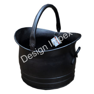 Seau à charbon de qualité spéciale avec poignée facile à soulever métal fonte élégant seau à charbon industriel utile seau et pot de stockage - Product Image 4