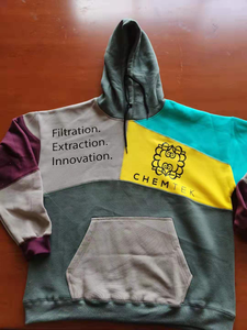 OEM Logo Personnalisé Pull à Capuche pour Hommes Streetwear Tricoté 6 Color Block Sweat Imprimé Personnalisé Dernier Sweat à Capuche - Product Image 5