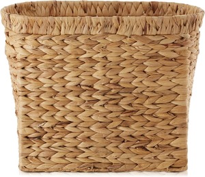 Cesta de Revistas Hecha a Mano con Jacinto de Agua, Porta Revistas Tejido, Almacenamiento Natural para Decoración del Hogar y Organización - Product Image 1