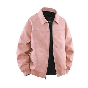 Chaqueta de cuero de talla grande de alta calidad para hombre, ropa de abrigo a prueba de viento con cierre de cremallera, transpirable, ropa de carreras para motocicleta - Product Image 1